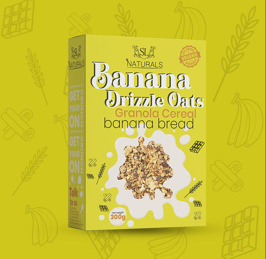 Banana Drizzle Oats (Granola Cereal)