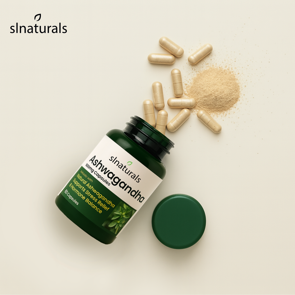 Ashwagandha Capsules - Natural Stress & Stamina Support
