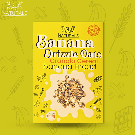 Banana Drizzle Oats (Granola Cereal)