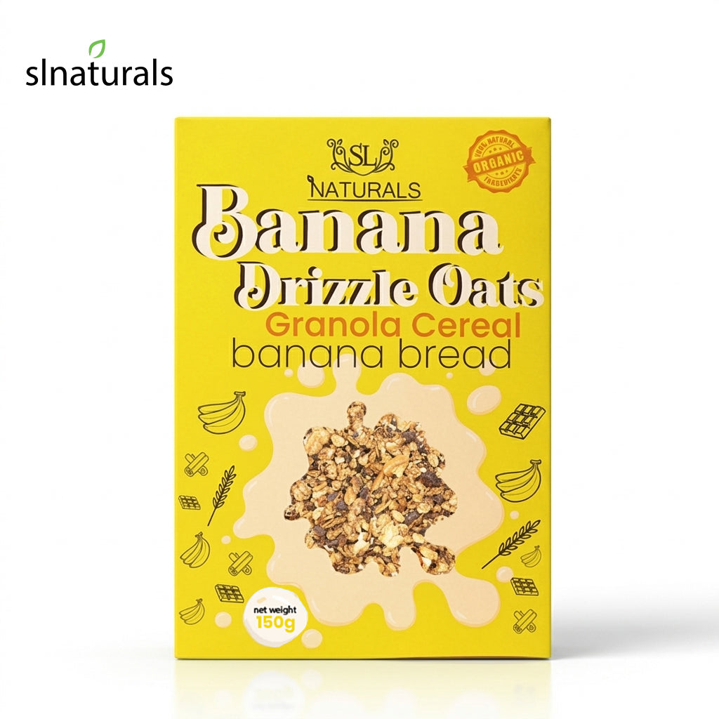 Banana Drizzle Oats (Granola Cereal)