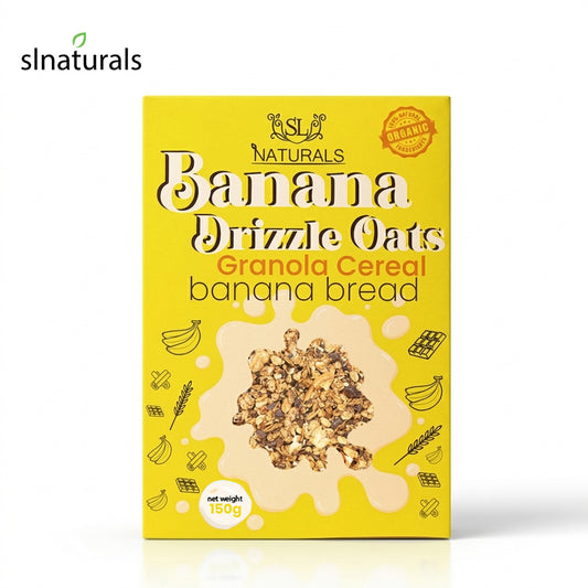 Banana Drizzle Oats (Granola Cereal)